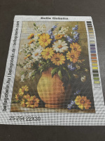 Flower bouquet in a ceramic jug