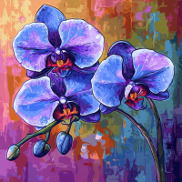 Purple orchid